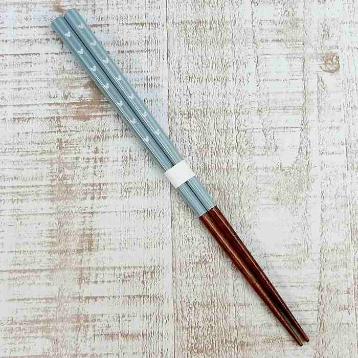 樂天商城 - ディズニー 通販 おみやげ お土産 ミッキーマウス 八角 箸 23cm 若狭塗箸 無料 ギフト ラッピング はし 木製カトラリー 日本製 大人 ミッキー
