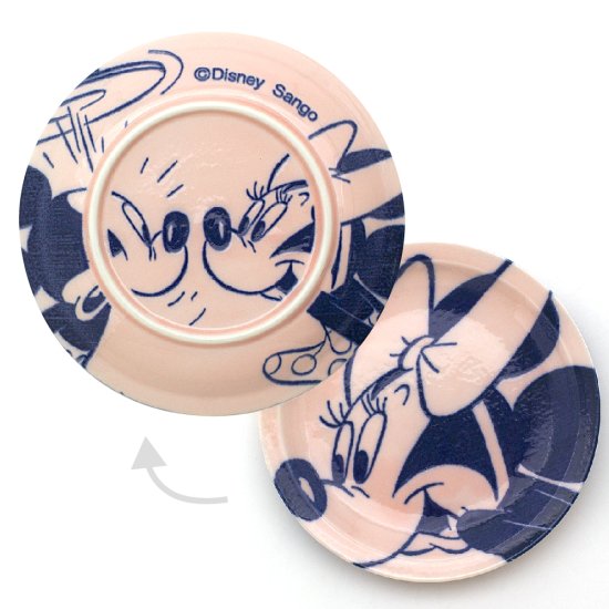 ディズニー 通販 ミニーマウス ズームアップ コミックアート プレート 【Sサイズ16.5cm】 無料 ギフト ラッピング ギフト おみやげ お土産 皿 ミニー 日本製