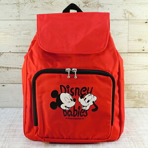 ディズニー 通販 ディズニーベビー ミッキーマウス プルート マザーズバッグ リュック サック 【レッド】 無料ギフトラッピング ギフト お土産 おみやげ 国内正規メーカー品 デッドストック 新品 ベビーミッキー