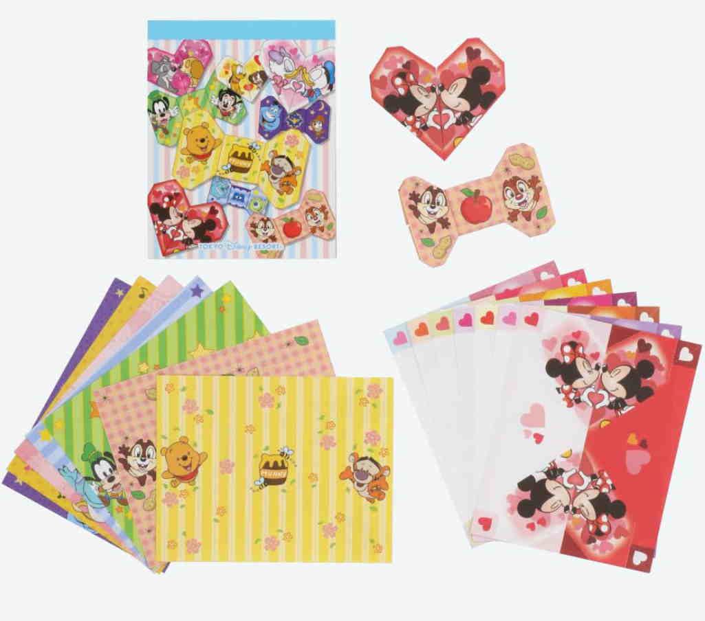 東京ディズニーリゾート ディズニー 通販 おみやげ お土産 ミッキー と仲間達 折り紙 メモ 無料 ギフトラッピング TDR ディズニーランド ディズニーシー ...