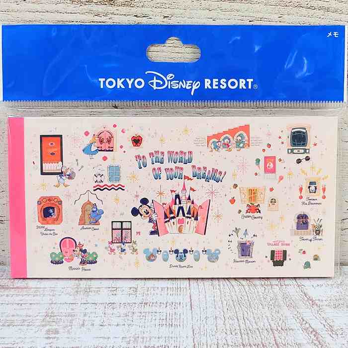 東京ディズニーリゾート ディズニー 通販 おみやげ お土産 【 窓 ドア 】 メモ 無料 ギフトラッピング ディズニーランド ディズニーシー メモ帳 メモパッド