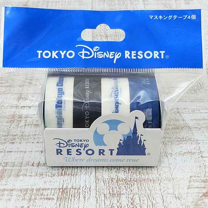 東京ディズニーリゾート ディズニー 通販 TDR TDL TDS ロゴ マスキングテープ 無料 ギフトラッピング おみやげ お土産 ディズニーランド ディズニー...