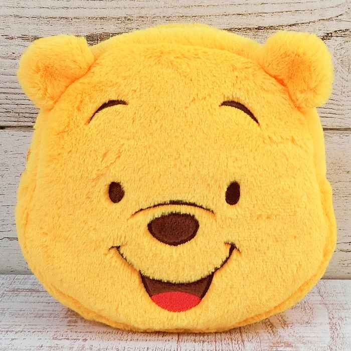 楽天ウィズマウス 楽天市場店東京ディズニーリゾート ディズニー 通販 くまのプーさん フェイス ダイカット ポーチ 無料 ギフトラッピング TDL ディズニーリゾート ディズニーシー お土産 おみやげ コスメ 化粧 プーさん