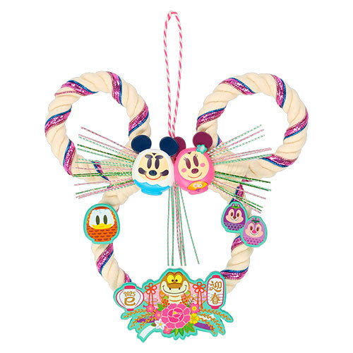【2025 12/2発売】 東京ディズニーリゾート 通販 ディズニー ニューイヤー しめ縄 飾り 無料 ギフト ラッピング おみやげ お土産 正月 飾りのサムネイル