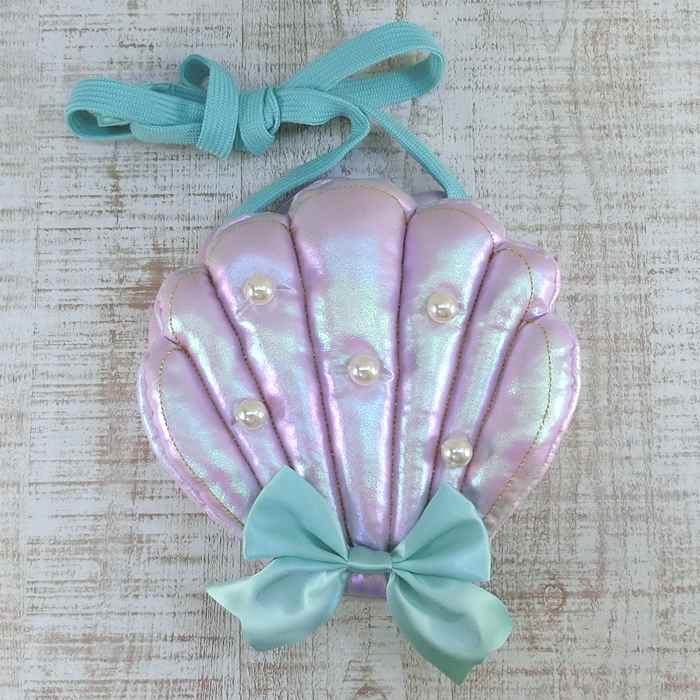 東京ディズニーリゾート限定 東京ディズニーリゾート ディズニー 通販 リトルマーメイド シェル型 ショルダーバッグ おみやげ お土産 アリエル リトル・マーメイド 無料 ギフト ラッピング TDR ディズニーシー ディズニーランド