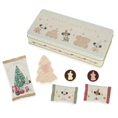 【25年11/10発売】 ディズニークリスマス アソーテッド チョコレート 缶入り 東京ディズニーリゾート ..