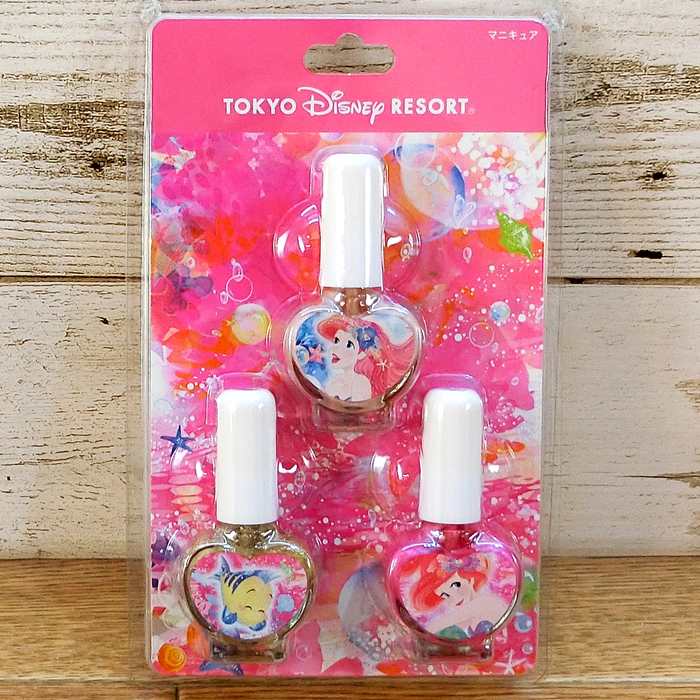 東京ディズニーリゾート ディズニー リトルマーメイド アリエル フランダー マニキュア セット 無料ギフトラッピング リトル・マーメイド TDR ディズニーラン...