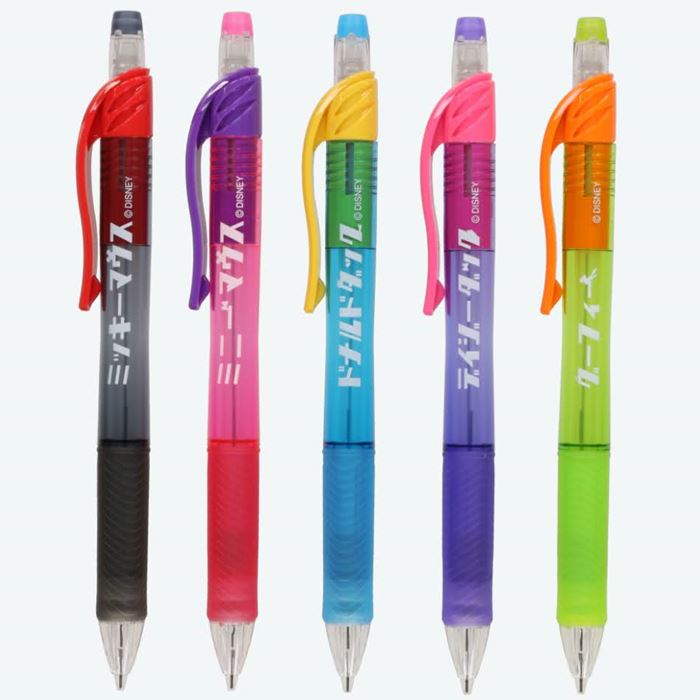 東京ディズニーリゾート ディズニー カタカナ シリーズ シャープペン 5本セット 日本製 無料ギフトラッピング TDR ディズニーランド ディズニーシー おみや...