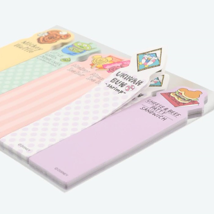 東京ディズニーリゾート パークフード シリーズ ディズニー 通販 ふせん セット 無料 ギフトラッピング TDR おみやげ お土産 ディズニーランド ディズニーシー 付箋 フセン