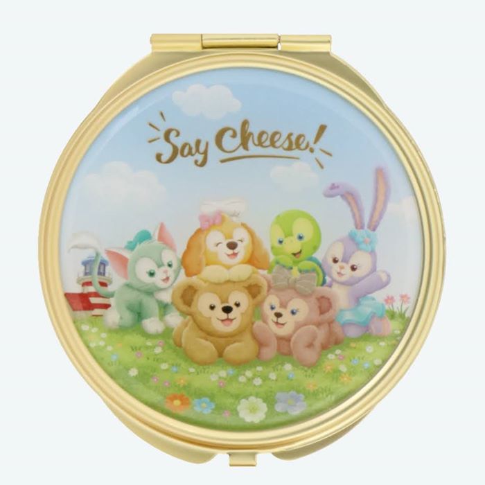 東京ディズニーシー ディズニー ダッフィー ミラー & ヘアブラシ ダッフィー＆フレンズのSay cheese! 無料ギフトラッピング TDS ディズニーランド ディズニーリゾート お土産 おみやげ ヘアーブラシ コンパクトミラー