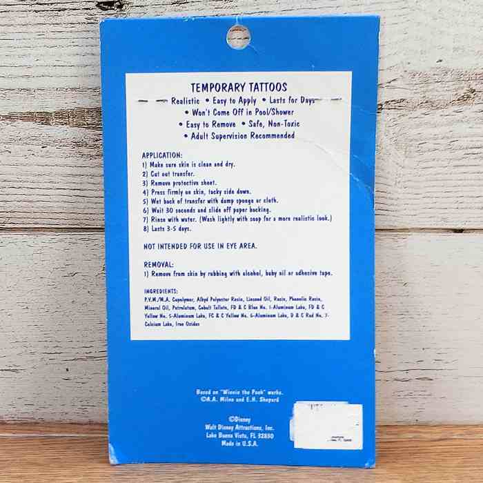 ウォルト ディズニーワールド リゾート プリンセス シールタトゥー テンポラリータトゥー 無料ギフトラッピング WDW 1点のみ 貼って剥がせる アメリカ製