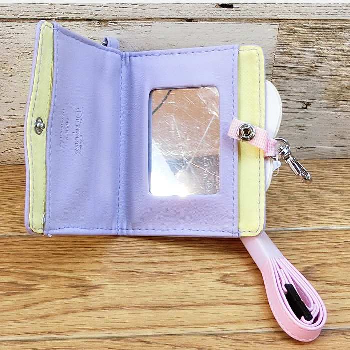 ダッフィーアンドフレンズ ミラー付き パスケース