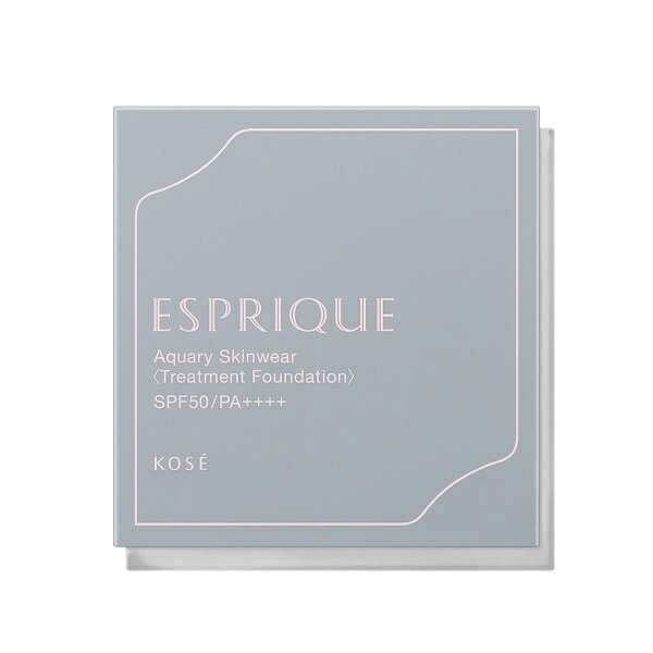 エスプリーク ESPRIQUE毎日のメイクが楽しみになる・あきらめていたメイクが叶う商品で女性のキレイを応援しています。うるおい艶の、多幸感肌。うるおいカバーの美容液クッション。ムラなく仕上がり、上品なツヤ肌へ。素肌感タイプみずみずしく軽いつけ心地で、綺麗なツヤ肌を叶える2重のマイクロメッシュから溢れ出るのは、じゅわっとなめらかな新感覚の"美容液ファンデ"。厳選された美容成分によるスキンケア効果によって、肌あれを防ぎ、乾燥から肌を守りながら、みずみずしく美しいうるツヤ肌を叶えます。誰でも簡単に、均一で素肌感のある仕上がりにキメ細かく均一にパフにつくため、テクニックレスで誰でも簡単にムラのない素肌感を作ることができます。重ねづけしても厚塗り感ナシ!まるで何もつけていないような、軽やかで心地よい使用感です。薄膜なのに毛穴・色ムラの目立たない仕上がりが、長時間つづく薄膜なのに毛穴・色ムラをしっかりとカバーして、素肌そのものがツヤ高く美しくなったような仕上がりに。汗や皮脂にも負けない化粧もち*で、長時間くすみ知らずの肌が続きます。◆スキンケア効果で、肌あれ・乾燥からも肌を守ります。◆オールシーズン用◆無香料◆パッチテスト済みすべてのかたに皮膚刺激が起きないというわけではありません。◆肌をいたわるやさしいタッチで、キメ細かく均一な肌に仕上げるパフ付き。【共通配合成分】◆加水分解コラーゲン・オリーブ果実オイル・スクワラン（保湿）◆トーンアップパウダーは酸化チタン・合成フルオロフロゴパイト・アルミナ・トリエトキシカプリリルシラン・オレフィン（C20-24）・グリセリン【アクアリー スキンウェア配合成分】◆グロウオイルはジフェニルシロキシフェニルトリメチコン◆毛穴カバーパウダーはポリメチルシルセスキオキサン・シリカ◆テカリ防止パウダーはポリメチルシルセスキオキサン・シリカ＜使用方法＞初めてお使いになる場合は、レフィルのシールをゆっくりはがし、マイクロメッシュから中身が出るまでパフで数回押してください。スキンケアなどで肌をととのえたあと、パフに適量をとり、肌にのばします。パフをすべらせるようにのばすとナチュラルな仕上がりに、肌をポンポンとたたくようにのばすとカバー力のある仕上がりになります。他の紫外線防止効果のある化粧品と併用するとより効果的です。別売りのパフ (エスプリーク エマルジョン コンパクト用 パフ) もあります。＜使用上の注意＞●はじめてお使いのときに、中身の一部がかたよって見えることがあります。●まれに透明の液（配合成分の一部）が出ることがありますが、品質に問題はありません。●衣服についた場合、塩素系漂白剤のご使用はお避けください。●ご使用後はふたをきちんとしめ、コンパクトの底面を下にして保管してください。●高温の場所や、日のあたる場所には置かないでください。●パフがよごれるとファンデーションののびやつきが悪くなり、パフがいたむ原因になります。いつも清潔にしてお使いください。●よごれが落ちにくくなるため、パフはこまめに洗ってください。パフがよごれたときは、中性洗剤をパフにつけ、よごれを指で押し出すように洗います。しぼったときに泡が出なくなるまでぬるま湯でよくすすぎ、日かげで完全に乾かしてください。（洗ってもパフに色が残ることがありますが、問題はありません。強くもむとパフをいためますのでご注意ください。）＜成分＞水・トリメチルシロキシケイ酸・メトキシケイヒ酸エチルヘキシル・シクロペンタシロキサン・サリチル酸エチルヘキシル・グリセリン・BG・カプリリルメチコン・ジ（カプリル／カプリン酸）BG・変性アルコール・ラウリルPEG?10トリス（トリメチルシロキシ）シリルエチルジメチコン・シクロヘキサシロキサン・ジフェニルシロキシフェニルトリメチコン・ジメチコン・セチルPEG／PPG?10／1ジメチコン・ジステアルジモニウムヘクトライト・ポリメチルシルセスキオキサン・シリカ・硫酸Mg・オリーブ果実油・トコフェロール・加水分解コラーゲン・1，2?ヘキサンジオール・（ベヘン酸／エイコサン二酸）グリセリル・アルミナ・オレフィン（C20?24）・カプリリルグリコール・ジメチコンクロスポリマー・ジメチルシリル化シリカ・スクワラン・ステアリン酸・セスキオレイン酸ソルビタン・テトラ（ジ?t?ブチルヒドロキシヒドロケイヒ酸）ペンタエリスリチル・トリエトキシカプリリルシラン・合成フルオロフロゴパイト・水酸化Al・酸化チタン・酸化亜鉛・酸化鉄JAN4971710296921メーカーコーセー化粧品生産国日本製区分化粧品広告文責株式会社オール企画連絡先電話番号 03-5295-0083※沖縄県宛のご注文は承っておりません。キャンセルにて対応させて頂きます。※パッケージデザイン等は予告なく変更されることがあります。※モニターの発色によって色が異なってみえることがございます。