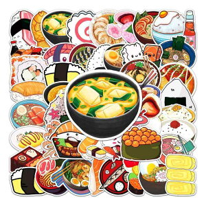 シール フレークシール 100枚 コラージュ素材 ステッカー マステ素材 多国籍料理 食べ物 フード フルーツ 果物 DIY 手作り 手帳用 大量 (日本料理2)