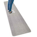 オカ(OKA) 優踏生洗いやすい キッチンマット 約60cm×270cm グレー(ヘリンボン) (洗える 軽量 滑り止め クッション)(3)
