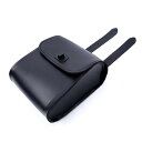 ZSADZS オートバイサイドバッグ 高級品 ツールバッグ 旅行 ツーリング レザーバッグ 防水 革 (ブラック)(2)