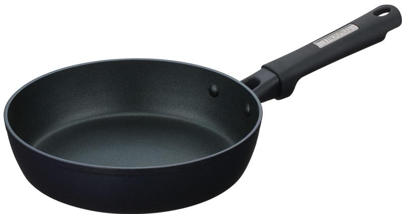 サーモス プラズマ超硬質コート フライパン 20cm IH対応 ミッドナイトブルー KFC-020 MDB(3)