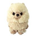 サンレモン パプス ポメラニアン ベージュ S 13.1×7.9×14.2cm ぬいぐるみ アニマル 犬 P-5962(3)