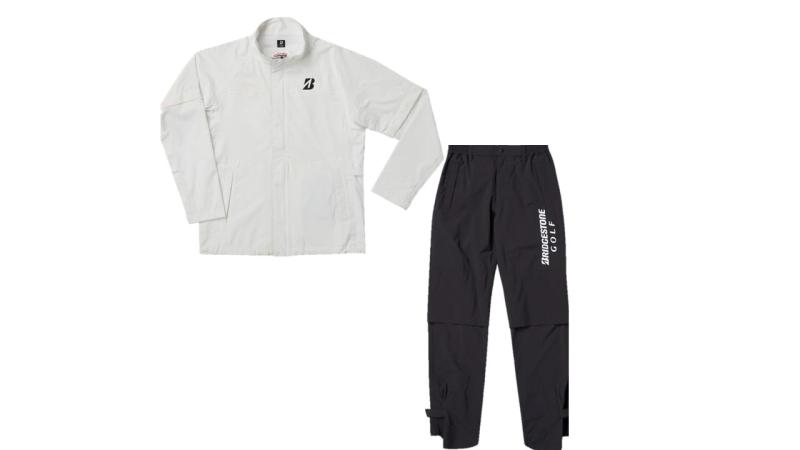 [ブリヂストンゴルフ] レインコート 水神レインセット84G03 メンズ WH L