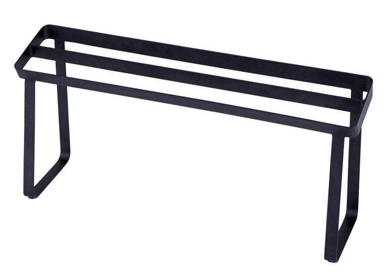 天馬 出し入れしやすいスリッパラック マットブラック 幅45×奥行12×高さ21cm PRX 美style