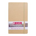 ターレンス アートクリエーションスケッチブック 絵を描く手帳 13×21cm クラフトペーパー 厚み140G/M2 細目 中性紙 80枚綴じ T9314-432...