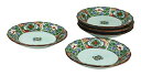 小皿 おしゃれ : 有田焼 鍋島地紋 小皿 セット(皿 5枚セット) Japanese Plate x5pcs set Porcelain/Size(cm) Φ11.3x2/No:730897(3)