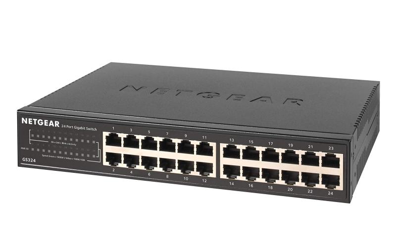 【正規品】 ネットギア NETGEAR スイッチングハブ 24ポート 1G 金属筐体 静音ファンレス メーカー3年 ..