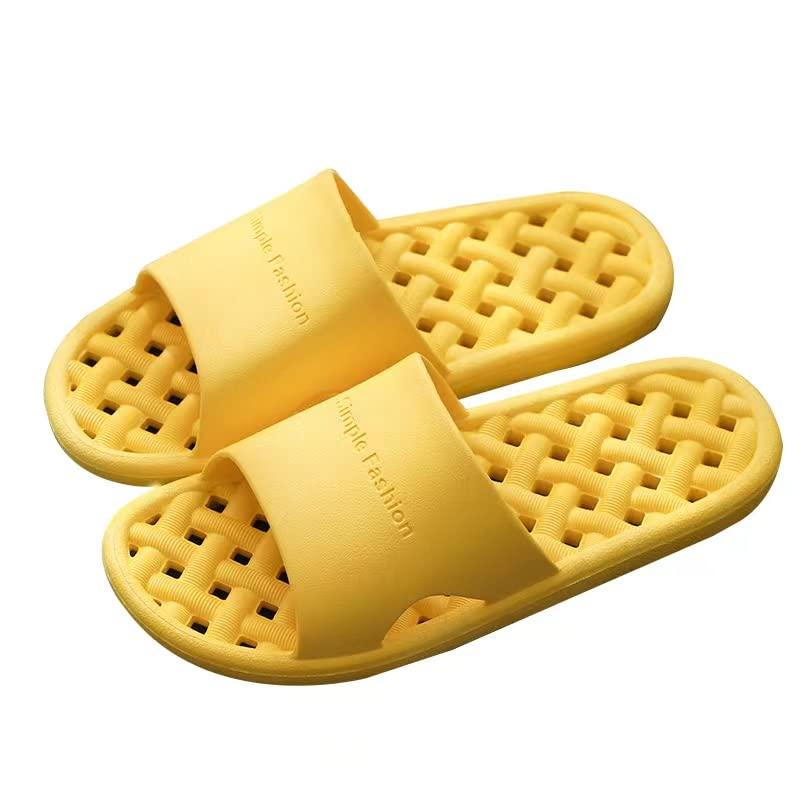 [Yeenasy] バススリッパ 穴あきソール 縮まない 超軽量 防菌防臭 通気衛生 サンダル トイレスリッパ ベランダスリッパ 滑り止め 水切り 可愛い 男女兼用 お庭/お風呂/室内/トイレ/来客用 (イエ