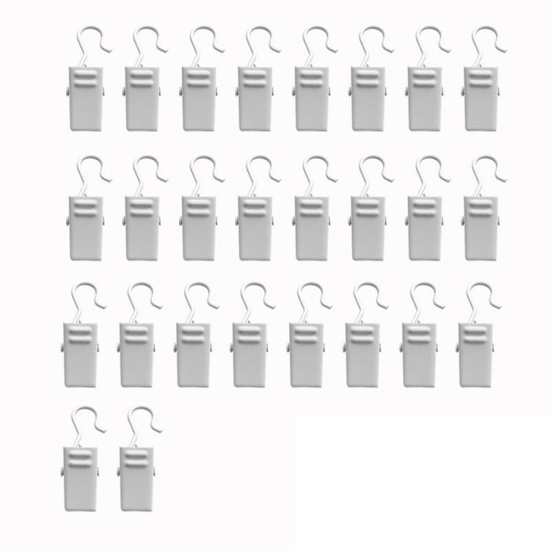 【C.M.】 カーテン フック カーテン クリップ お好み生地を挟む 自分だけのオリジナルカーテン 26個セ..