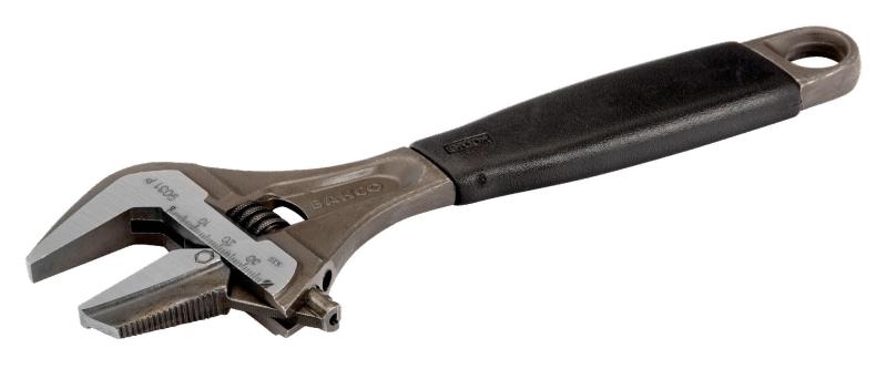 BAHCO(バーコ) Adjustable Wrenches with Thermoplastic Handle and Pipe Grip パイプレンチ兼用モンキーレンチ 9031P