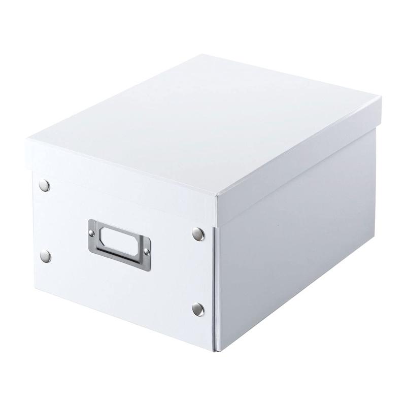 サンワサプライ 組み立て式DVD BOX(ホワイト・W210mm) FCD-MT4WN