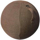 【日本国内メーカー】uFit Balance Ball バランスボール カバー付き 65cm 椅子 耐荷重 300kg アンチバースト 持ち手 空気入れ ブラウ...