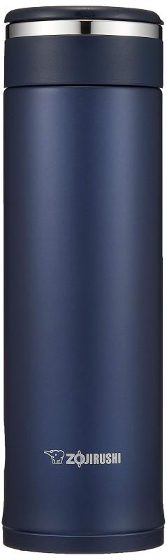 象印マホービン 水筒 480ml スクリューマグ 軽量&amp;コンパクト スタンダードタイプ なめらか飲み口 保温・保冷 ネイビー SM-JF48-AD