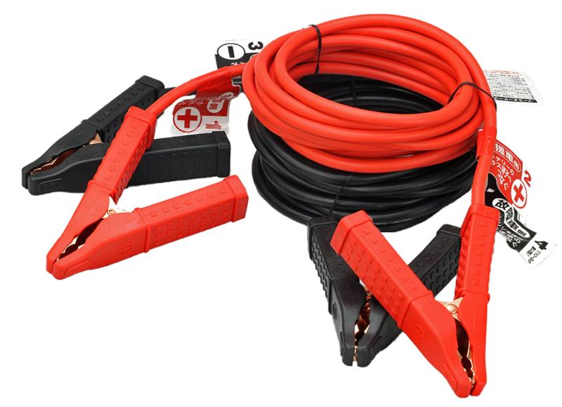 BAL(大橋産業) ブースターケーブル DC12V DC24V 100A 5m 軽自動車 コンパクトカー 普通乗用車 SUV ワン..