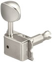 SCUD クルーソンタイプペグ、メタルノブ、2-5弦用バルク ニッケル 2103N-BM
