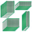 GOOMAND ユニバーサル 基板 両面 PCB回路基板 PCB ユニバーサル プリント基板 DIY はんだ付け 電子工作 2 * 8CM ・3 * 7CM ・4 * 6CM ・5 * 7CM(32個)