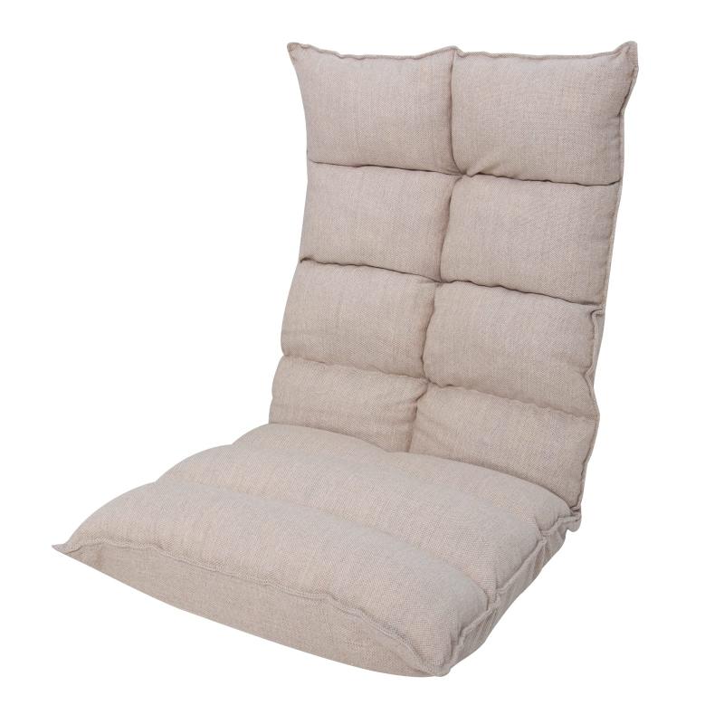 WAVV 座椅子 首リクライニング座イス 1人掛け フロアチェア 折り畳み 省スペース 背面6段階調整 座椅子..