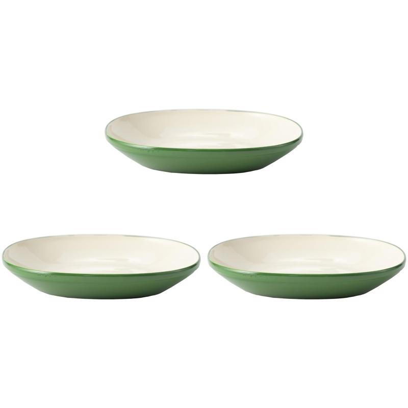 アサヒ興洋 小皿 グリーン 3枚セット カフェ風 活気のある軽やかな色彩 食洗機対応 電子レンジ対応 日..