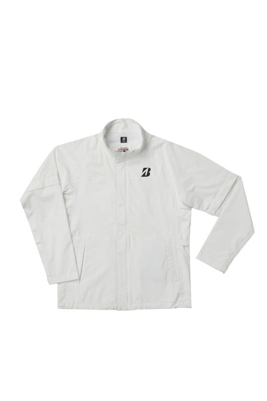 [ブリヂストンゴルフ] レインコート 水神レインブルゾン84G01 メンズ WH M