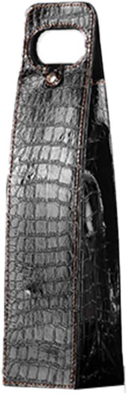 Anberotta クラッシック調 ワインバッグ シャンパン ボトルバッグ 収納 ケース 持ち運び 手提げ袋 N-W095-1 (Bタイプ・1本収納)