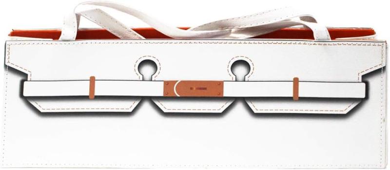 Anberotta カジュアル ワインバッグ シャンパン ボトルバッグ 収納 ケース 持ち運び 手提げ袋 N-W092-W (ホワイト)