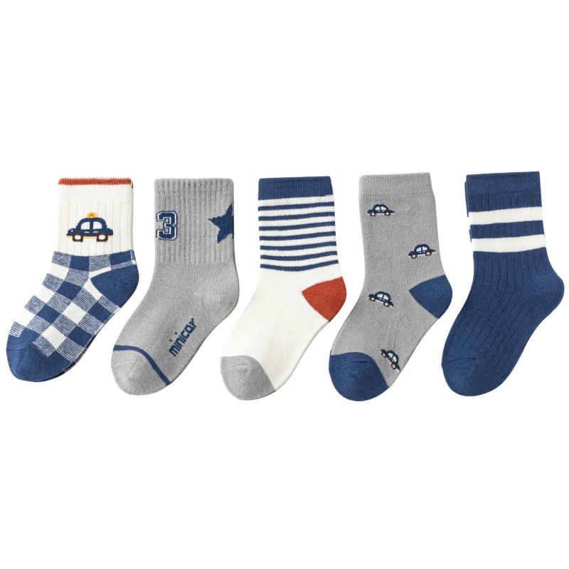 [Hapipana] キッズ ソックス 靴下 ベビー 男女共用 男の子 男児 女の子 女児 小学生 子供の靴下 綿 保..