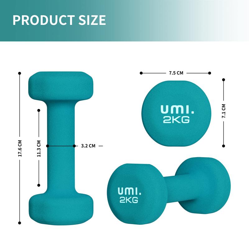 ダンベル 2kg 2個セット 筋トレ ダンベル 哑铃 ウエイト カラー ダンベル 鉄アレイ dumbbell (グリーン)