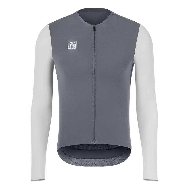 [サンティック] メンズ サイクルジャージ 長袖 春夏 サイクルウェア 自転車 サイクリング ロードバイク..
