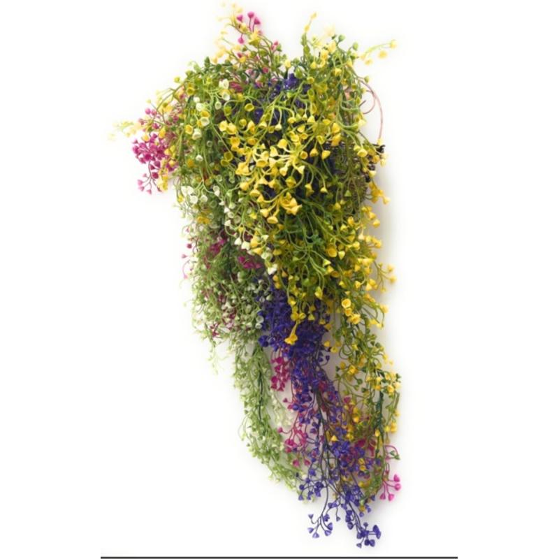 King's Arm 人工観葉植物 観葉植物 造花セット 壁掛け インテリア 結婚式 グリーン ウォール 植物装飾..