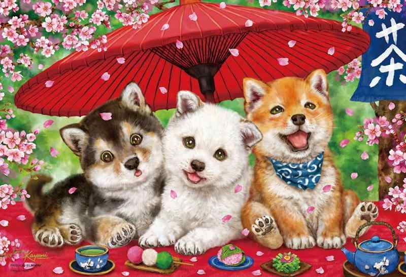 【日本製】ビバリー 300ピース ジグソーパズル 花よりだんご （26×38cm）300-127