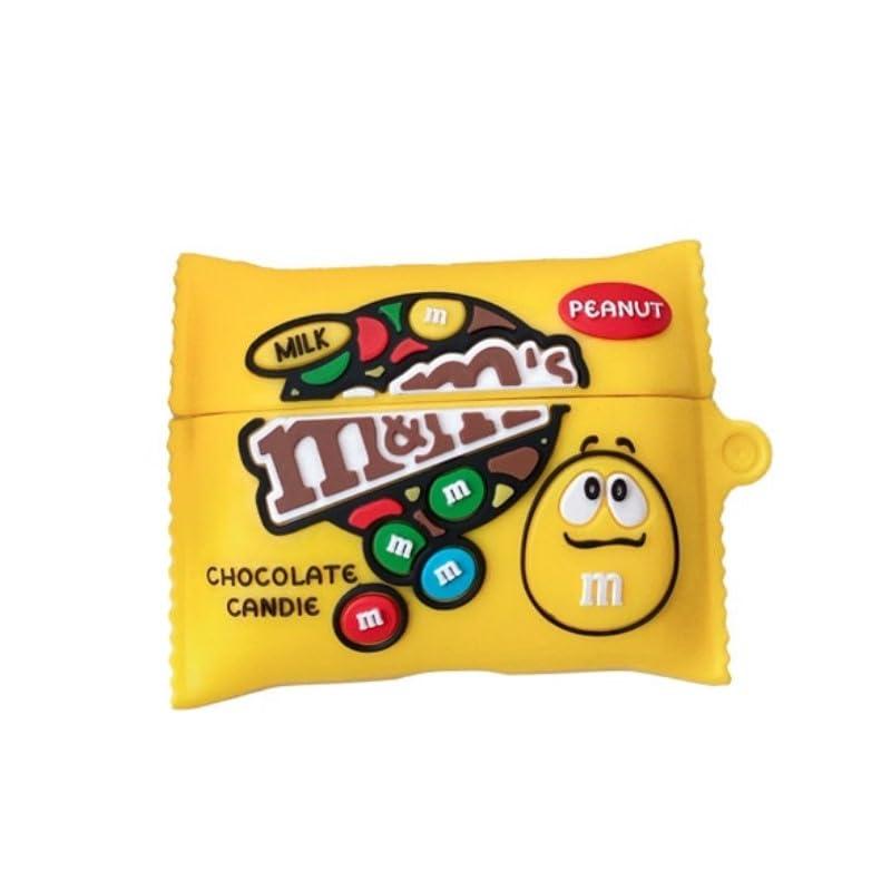 【Airpods第1/2世代・Airpods pro・Airpods第3世代に適用】ワセリン キットカット MM チョコレート イヤホンケース シリコン おもしろい 収納ケース キズ防止 耐衝撃 全面保護 紛失防止 キャラクタ