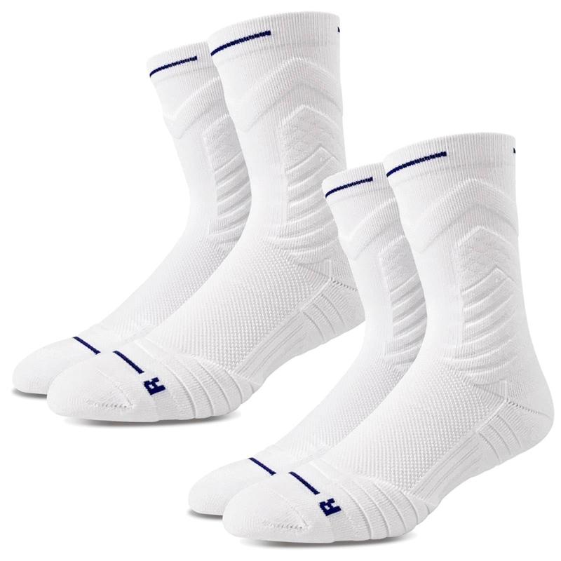 [Aqinmony] スポーツソックス バスケットボールソックス メンズ 無地 試合/練習用 靴下ソムリエ監修 中..