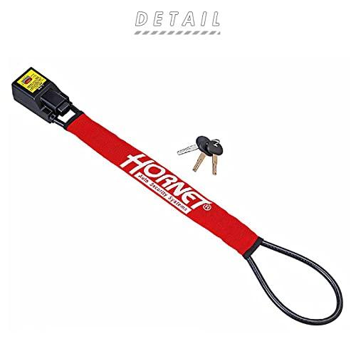 HORNET(ホーネット) 盗難防止メタルワイヤー式ハンドルロック LH-3SR