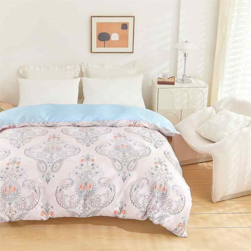 シングルサイズ 掛け布団カバー (150*210CM) 単品 四季通用 微起毛 肌に優しい ふとんカバー DM17 肌ふ..